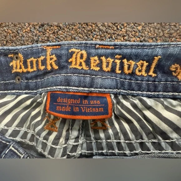 Rock Revival Women's Thick Stitch Jeans Dee Skinny  Size 26 Thick Stitch - Picture 6 of 15